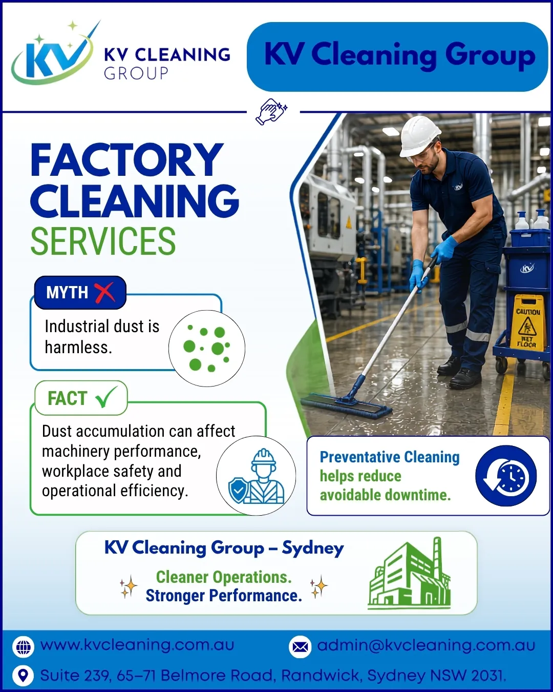 Industrial Factory Cleaning Services Sydney